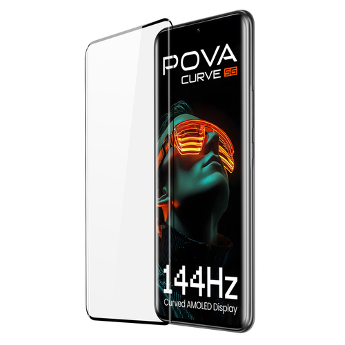 Закаленное стекло на экран для смартфона Tecno Pova Curve, серия 3D HD Screen Protector от Dux Ducis