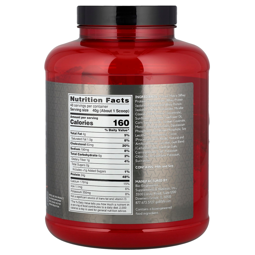 BSN, Syntha-6® Edge, протеиновая смесь для приготовления напитка, со вкусом шоколадного коктейля, 1,92 кг (4,23 фунта)