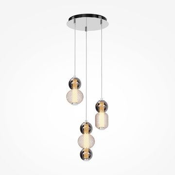Подвесной светодиодный светильник 33W 3000К MOD273PL-L33CH3K хром Drop Maytoni