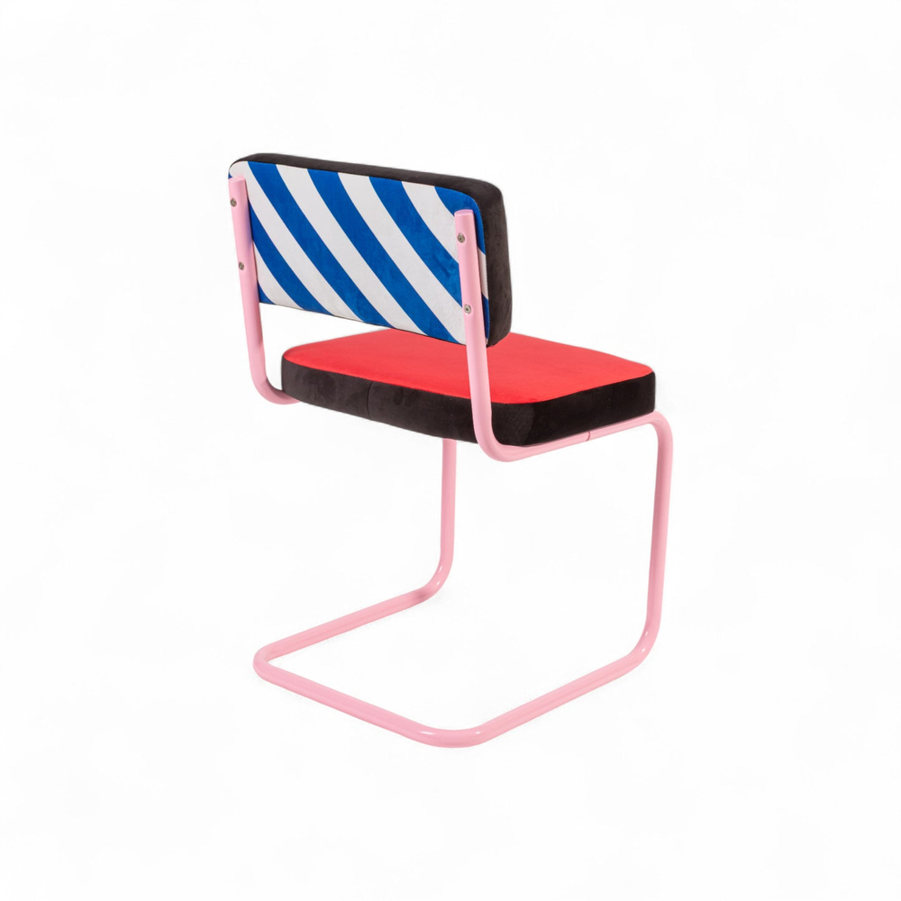 Стул Seletti Superchair Hatch, черный, синий, красный, розовый