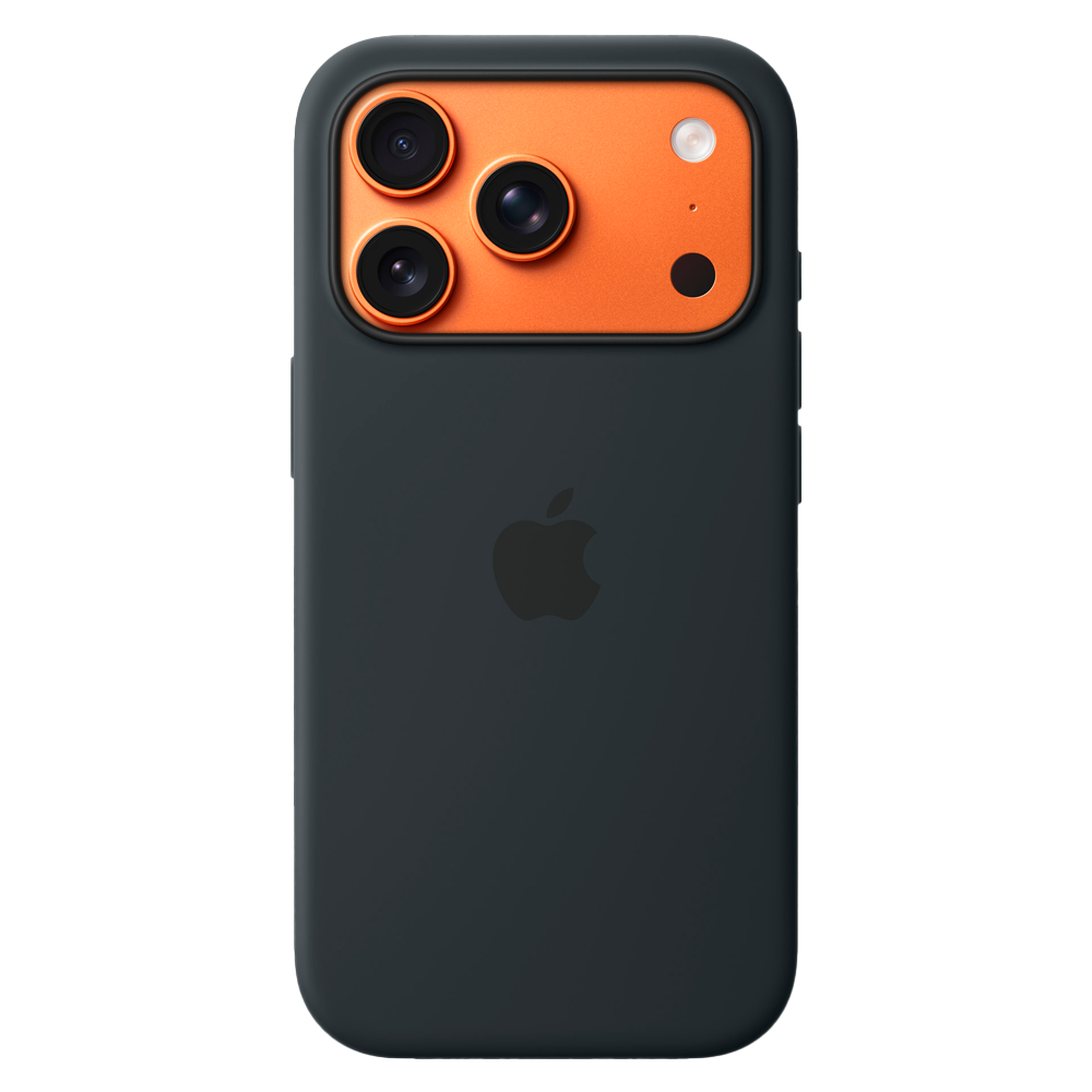 Силиконовый чехол Apple Silicone Case with MagSafe для iPhone 17 Pro, Black
