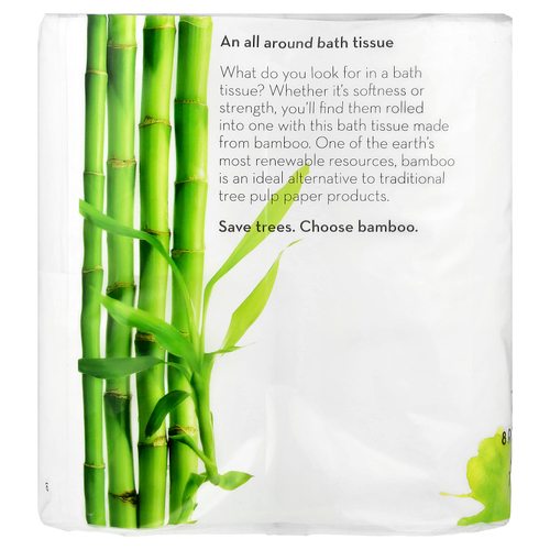 Vitacost, The Clean Collection™, Bamboo Bath Tissue, 8 Rolls