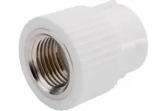 Муфта TEBO сварка ВР 20*1/2" белая 35151