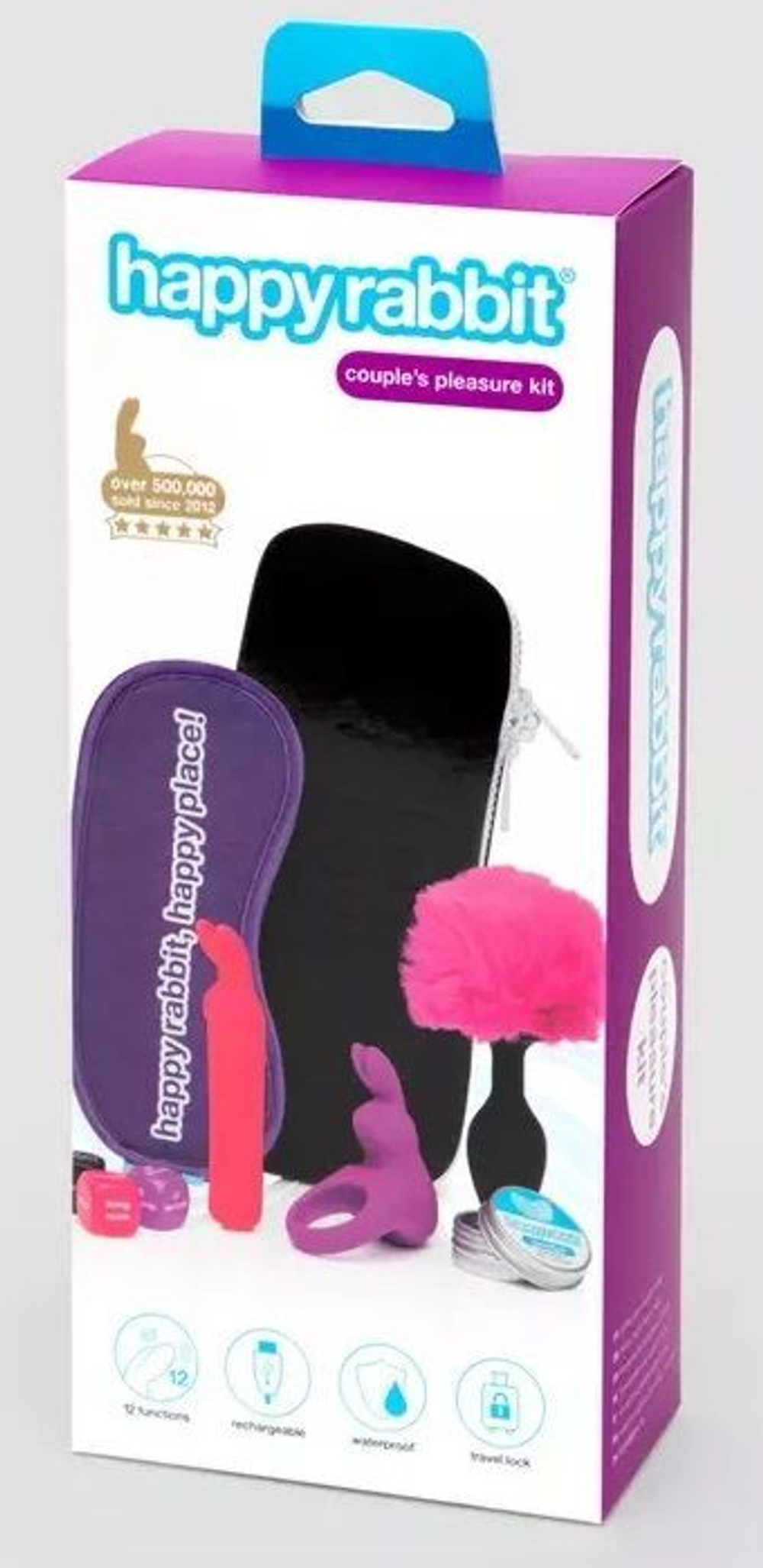 Вибронабор для двоих Couples Pleasure Kit (Цвет: фиолетовый с розовым)