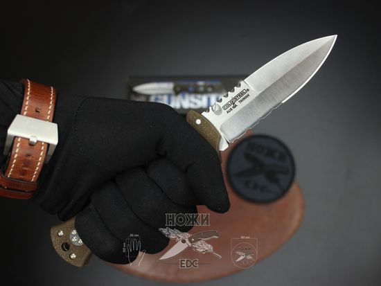 Складной нож Cold Steel 10ABV3 Gunsite Counter Point I c клинком из стали AUS-10A, рукоять Grivory (Griv-Ex)
