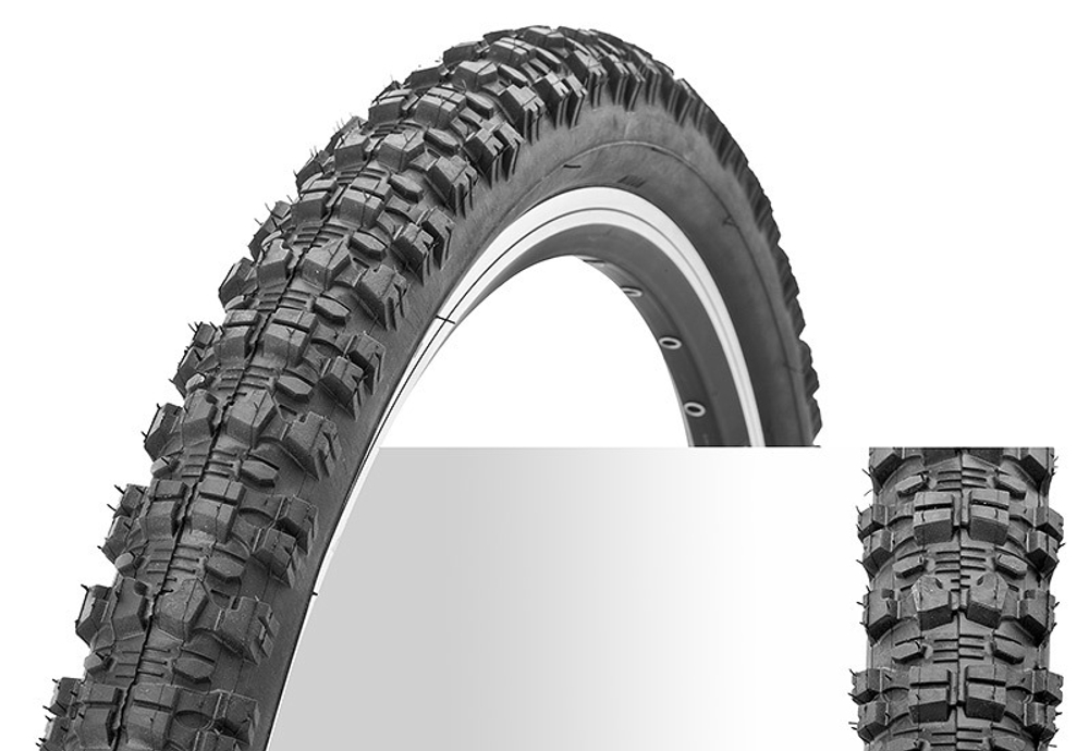 Покрышка KENDA 26"х2,10 K-902R 22 TPI черная