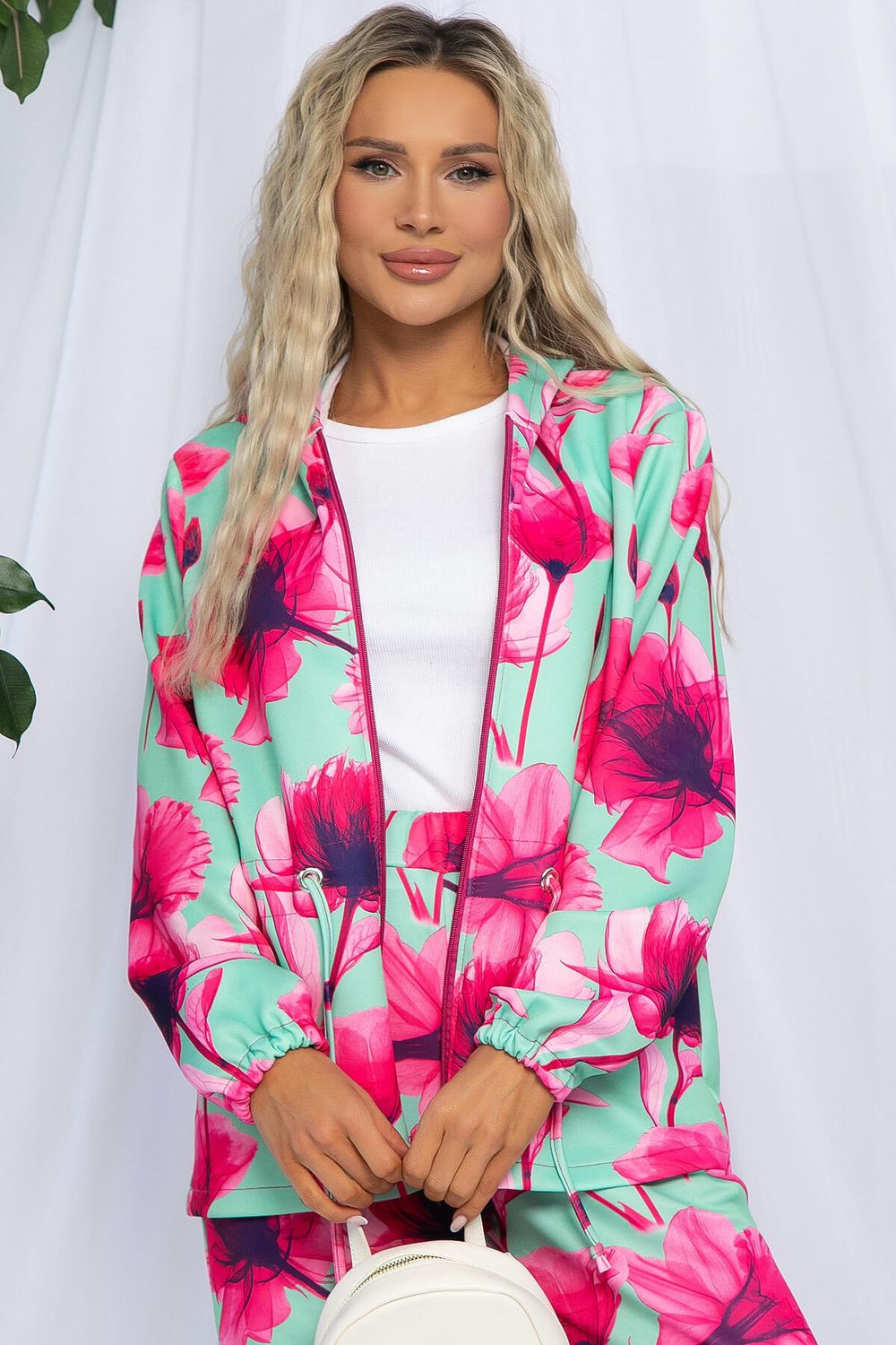 Костюм Бомба стиля (розово-мятный) К13142-6М LT Collection