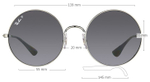 Ray Ban The Ja-jo RB 3592 003/32 / 55