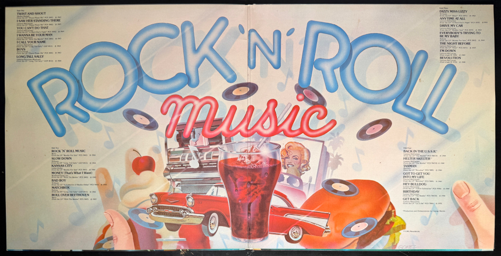 The Beatles – Rock 'N' Roll Music 2LP (Швеция 1976г.)Т