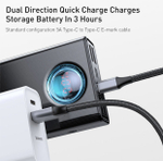 Внешний аккумулятор повербанк белый Power Bank 30000mAh 65W BASEUS