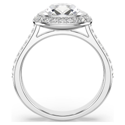 UNA:RING CUSHION HALO CRY/RHS 52