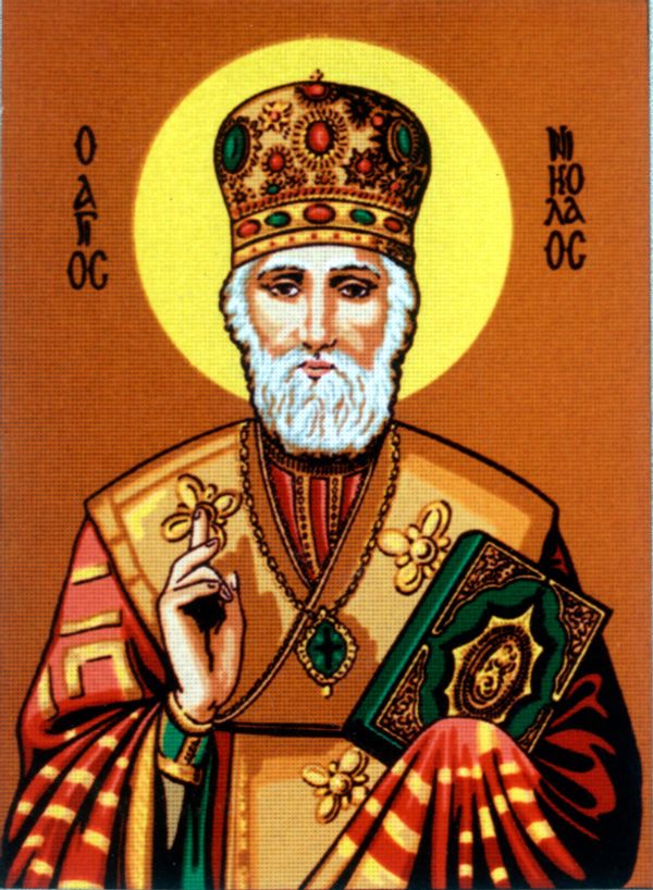 Рисунок для вышивания Soulos (канва жесткая), Николай Угодник, 45х60 см