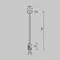 Крепление потолочное Accessories for tracks Flarity TRA158C-S1-PT Maytoni