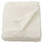Плед IKEA SANDBRODD (СЭНДБРОДД), Белый, 130х170 см