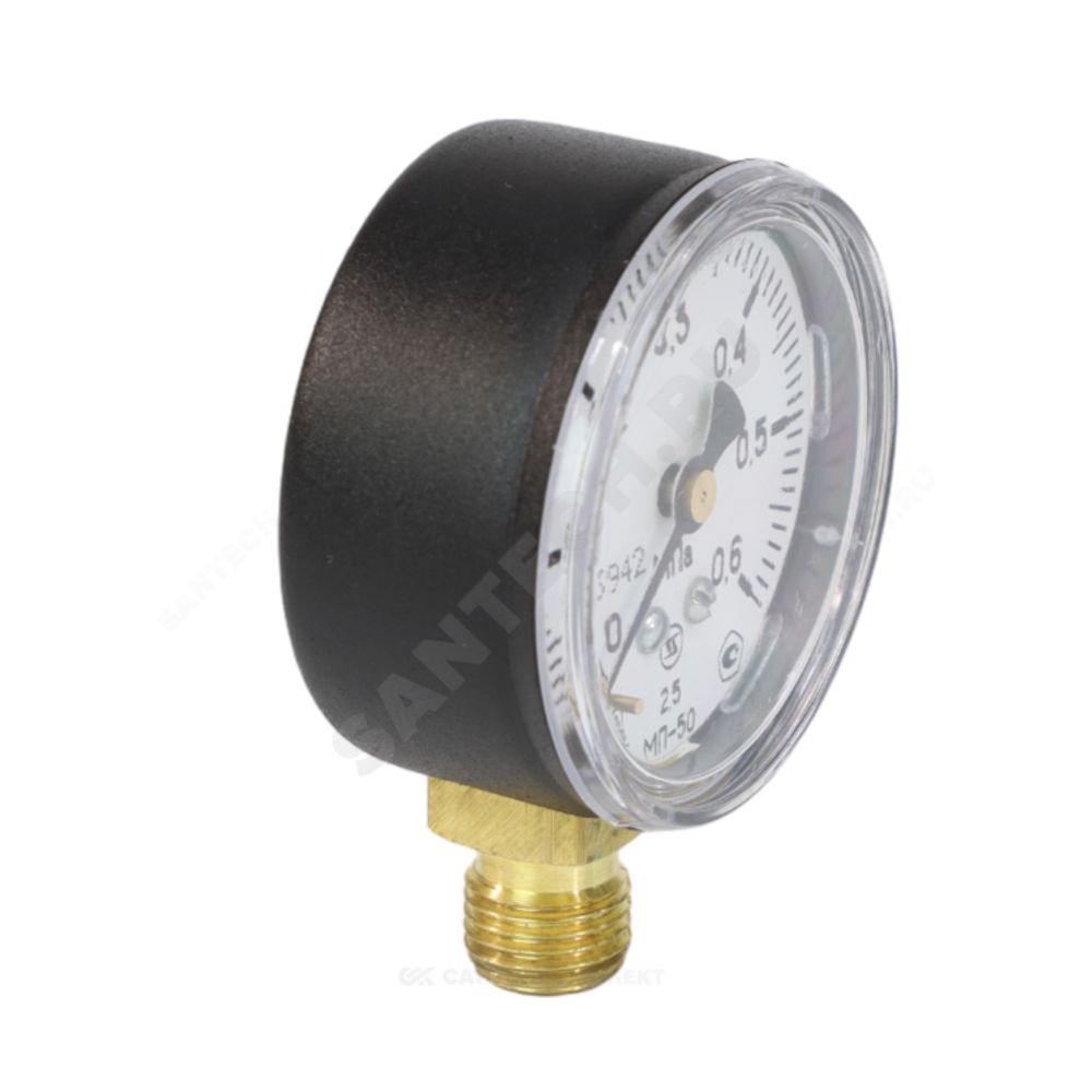 Манометр МП-50 радиальный Дк50мм 0-0,6 МПа кл.2,5 G1/4" ЗАВОД ТЕПЛОТЕХНИЧЕСКИХ ПРИБОРОВ
