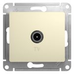 Schneider Electric Glossa Бежевый Розетка ТВ проходная 4DB, механизм IP20 скрытая установка GSL000292