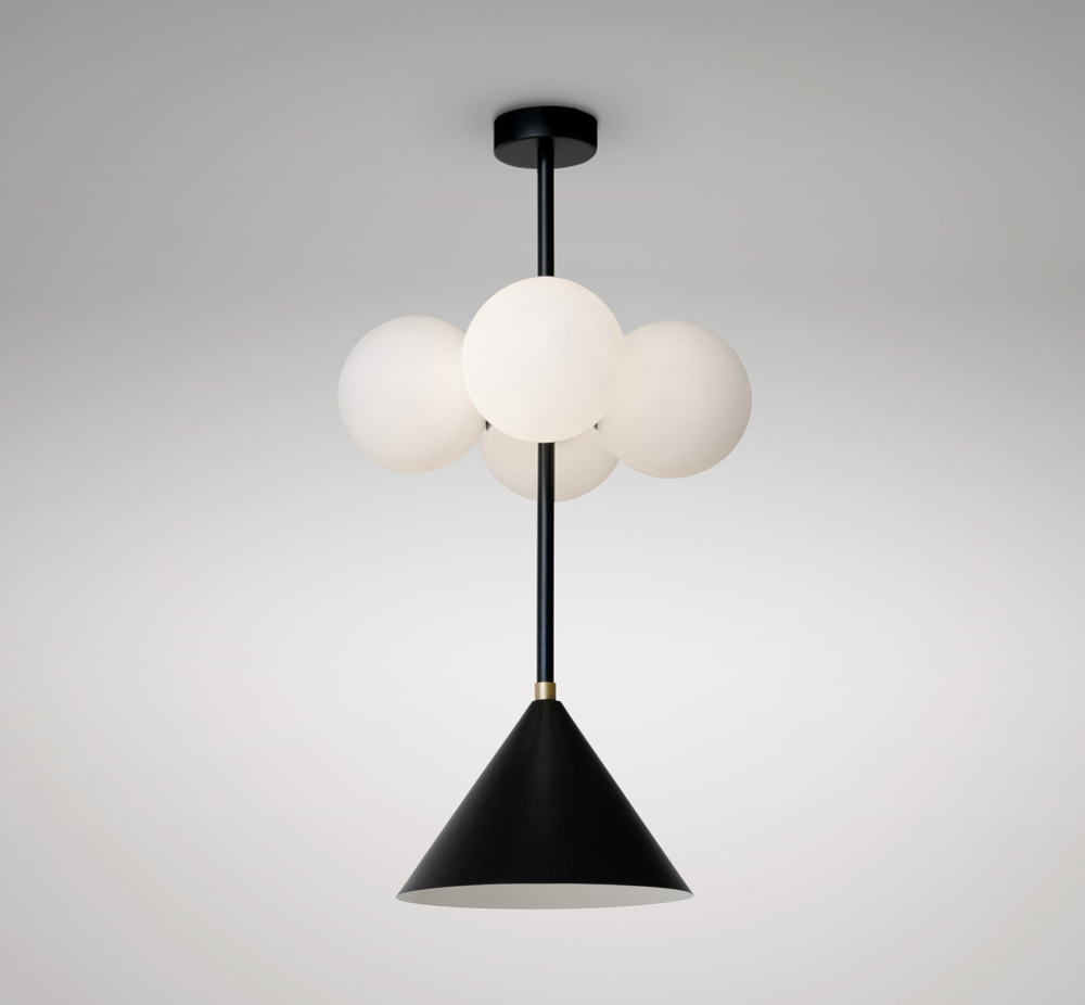 Подвес Atelier Areti  Axis Cone and Globes (metal)