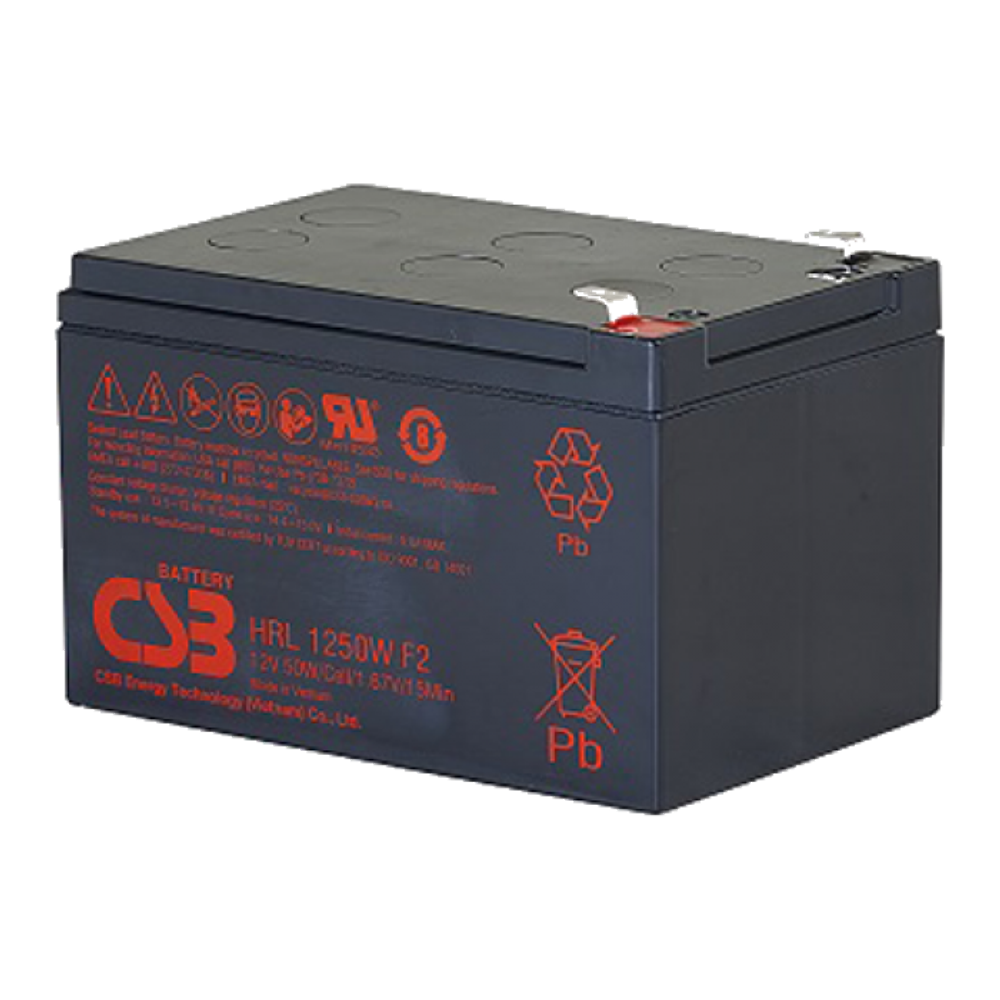 Аккумулятор CSB HRL1250W F2 ( 12Ач / 12В ) AGM