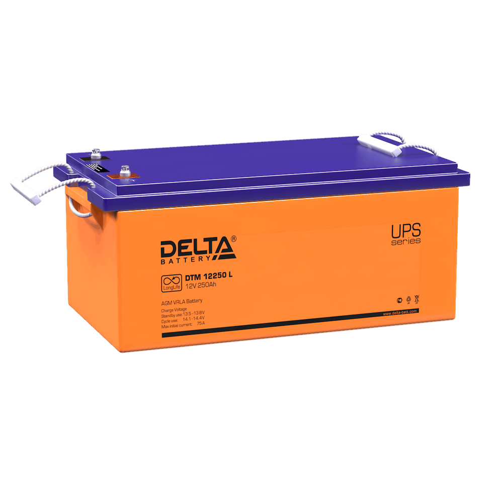 Аккумулятор DELTA DTM 12250 L | 250 Ач | 12В AGM