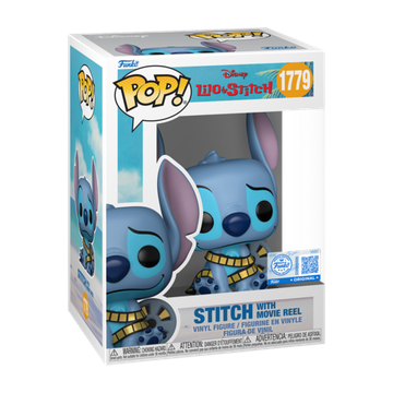 Фигурка Funko POP! Disney Lilo & Stitch Stitch with Movie Reel (Exc) (1779) 94126