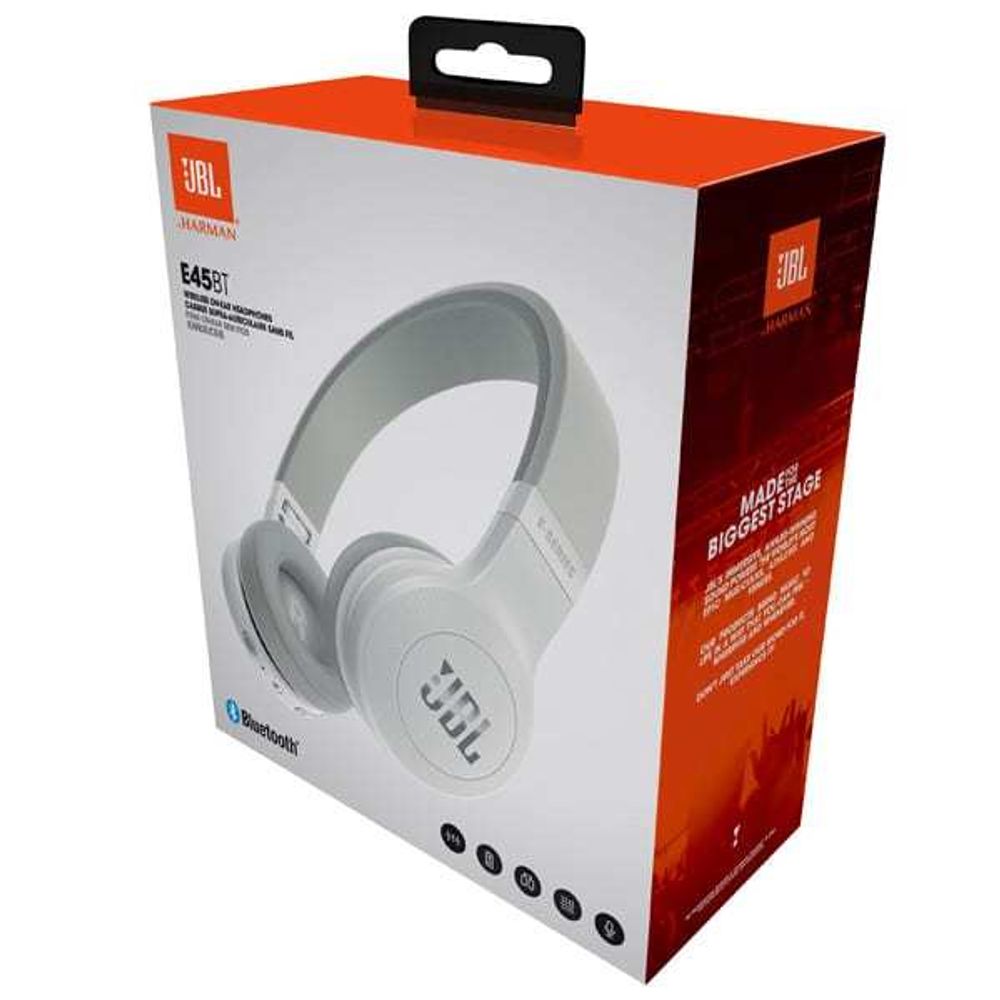 Беспроводные наушники JBL E45BT White - 4