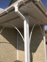 Кронштейн желоба Lux, пломбир