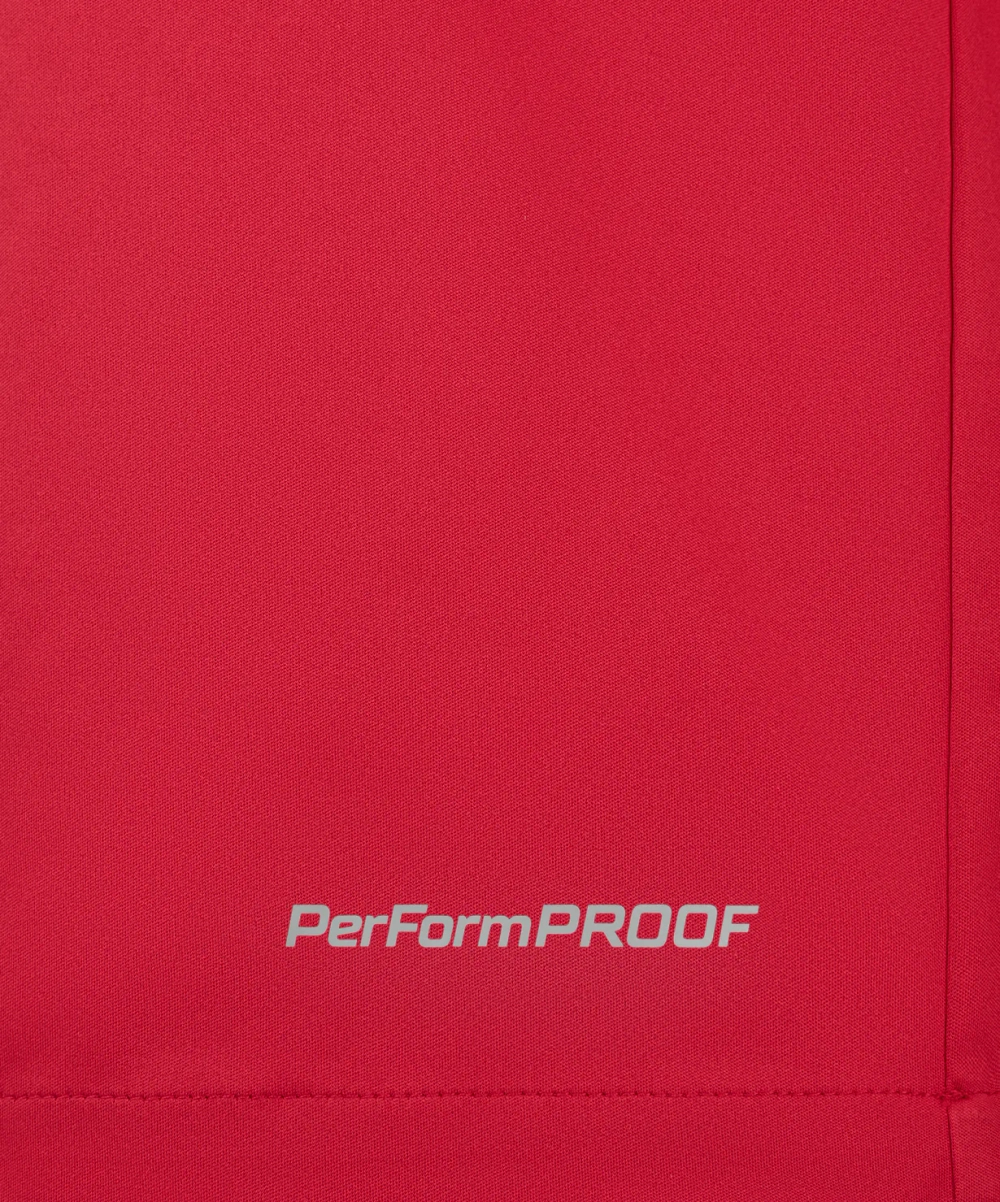 Джемпер ветрозащитный JÖGEL PREMIER PerFormPROOF 1/4 Zip Wind Top, красный