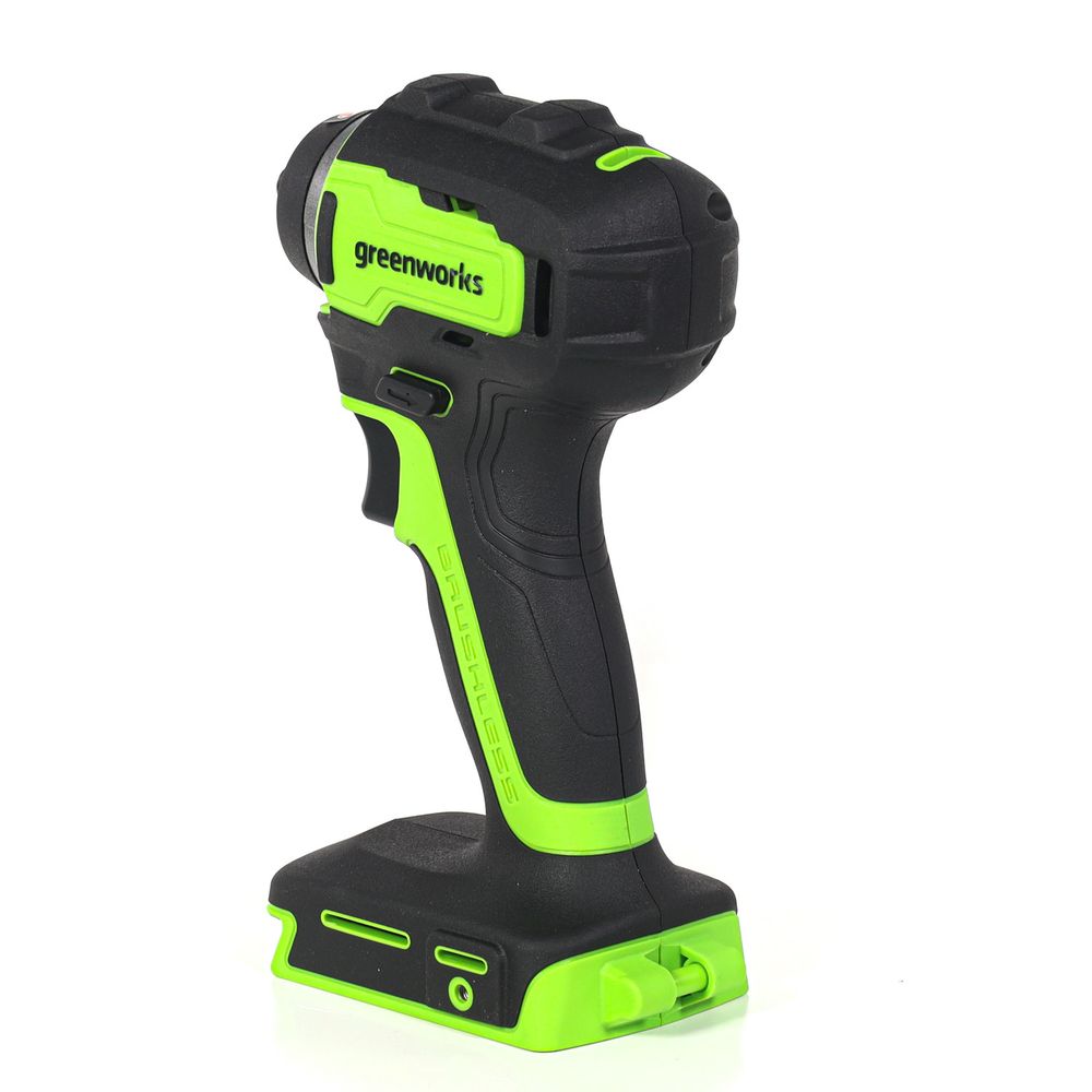 Гайковерт ударный аккумуляторный Greenworks G24IW200 Арт. 3803607, 24V, 200 Нм, бесщеточный, без АКБ и ЗУ