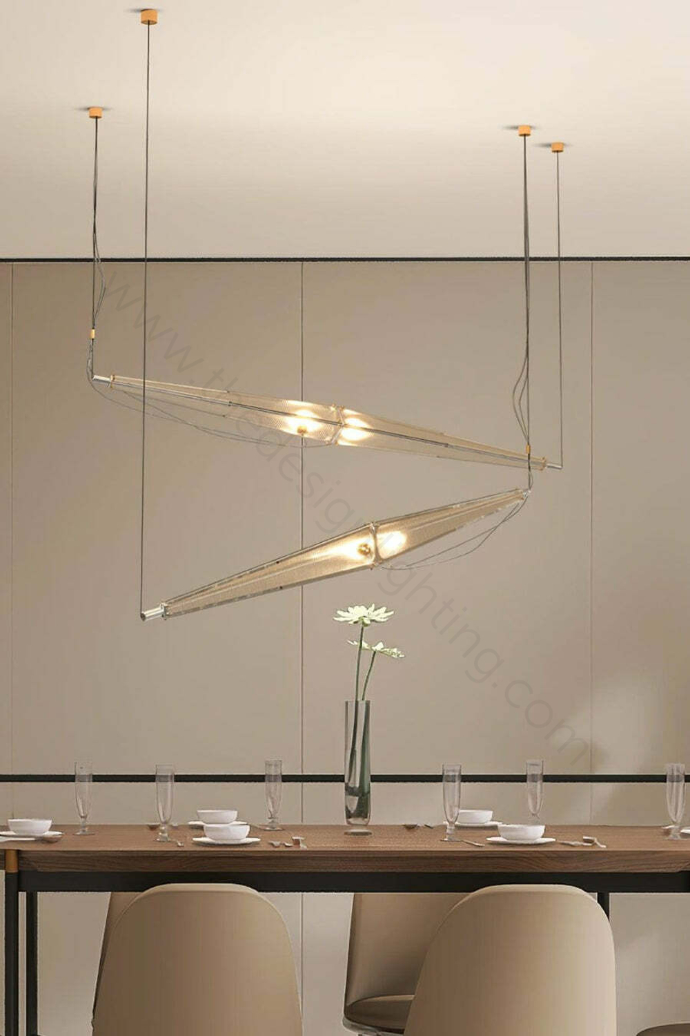Chandelier  horizontal Fragment by Sing Chan