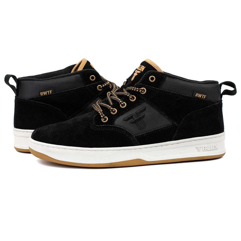Кеды Fallen THE CRUSADE - BLACK / WHITE / GUM