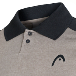 Мужское теннисное поло HEAD Polo Men - Grey