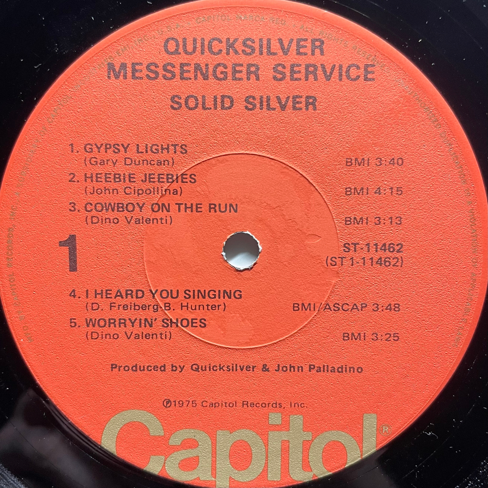 Quicksilver Messenger Service ‎– Solid Silver (США 1975г.)