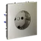 Розетка с заземлением Voltum S70 Шелк VLS040104