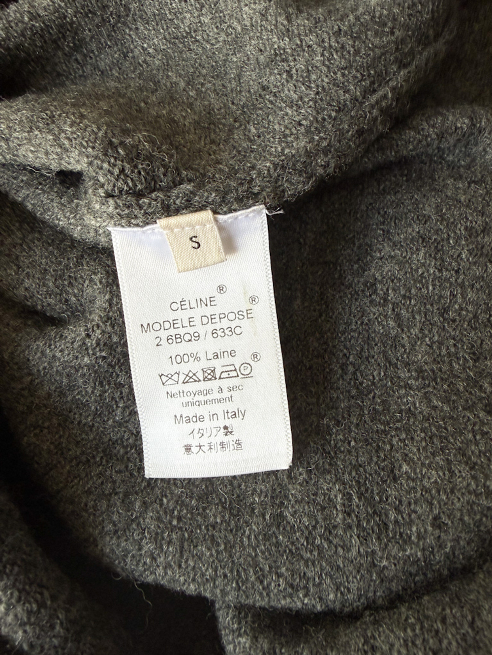 Шерстяное платье Celine, XS