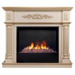 Каминокомплект Real Flame Silvia 26 WT-619G с очагом 3D Cassette 630