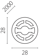 Короб подвесной Lightstar Profiled 442802