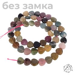 Нить бусин из турмалина