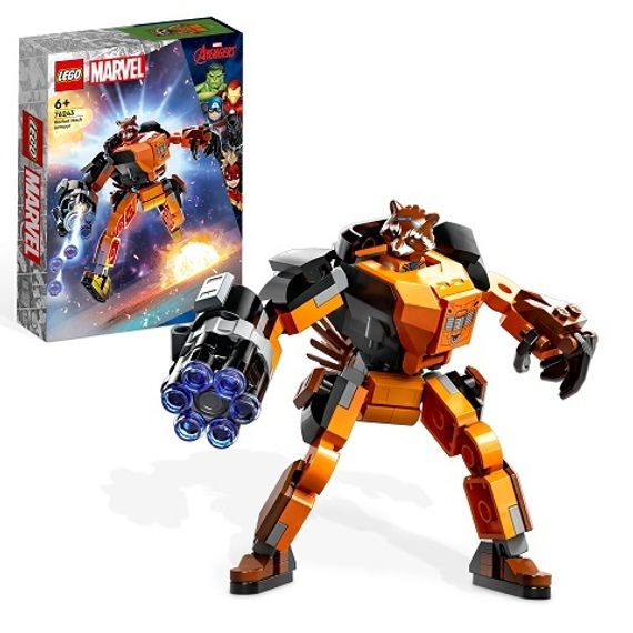 Lego konstruktor Marvel 76243 Rocket Mech Armor