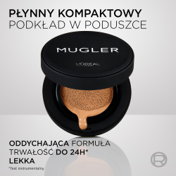 L’Oreal Paris x Mugler - Тональная основа: Трваля падклад у кампакце для ідэальнага крыцця. оттенок 06 Medium Tan / Illusion 6, 23 ml