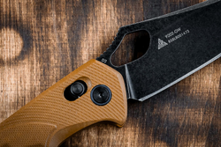 Складной нож SRM 9202-GW BlackWash сталь D2 рукоять Tan G10