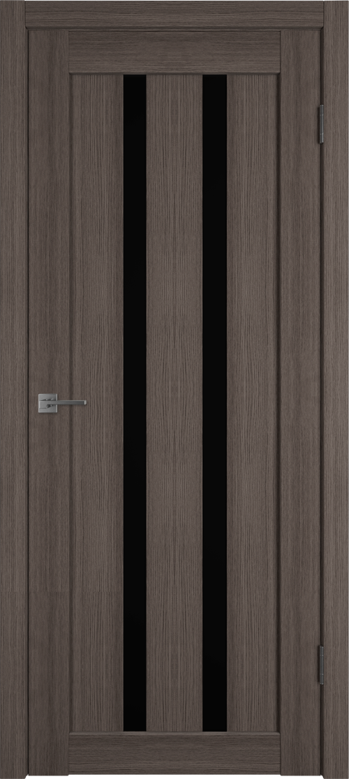 Дверь Atum 2 / Grey / Black Gloss / Владимирские двери