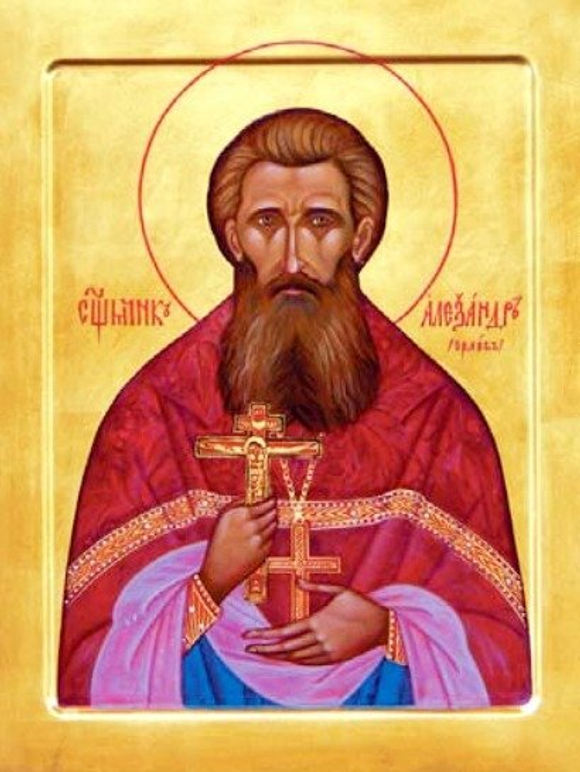 Александр Орлов (рукописная икона)