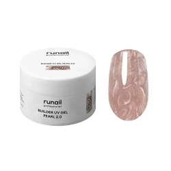 Гель жемчужный BUILDER UV GEL PEARL 2.0 RuNail, 15г №9960