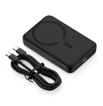 Внешний аккумулятор с магнитом повербанк PowerBan 10000mAh 30W черный Magnetik Mini BASEUS РРСХМ1030