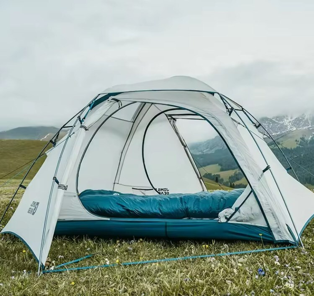 Палатка Naturehike Jims Gear Si 2-местная, алюминиевый каркас, сверхлегкая, белая