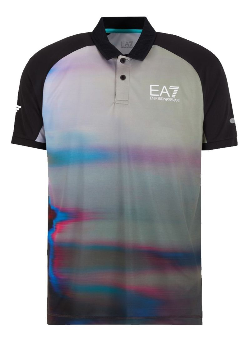 Мужское теннисное поло EA7 Man Jersey Polo Shirt - разноцветный