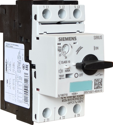 Автоматический выключатель Siemens Sirius 3RV1021-4DA10