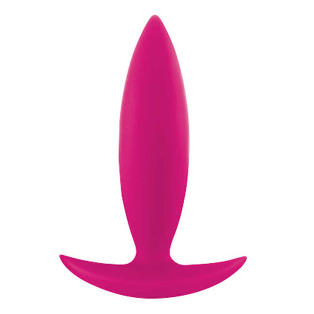 Малая силиконовая анальная пробка для ношения Inya Spade Small (10,3 см , ярко-розовый) (Цвет: ярко-розовый)