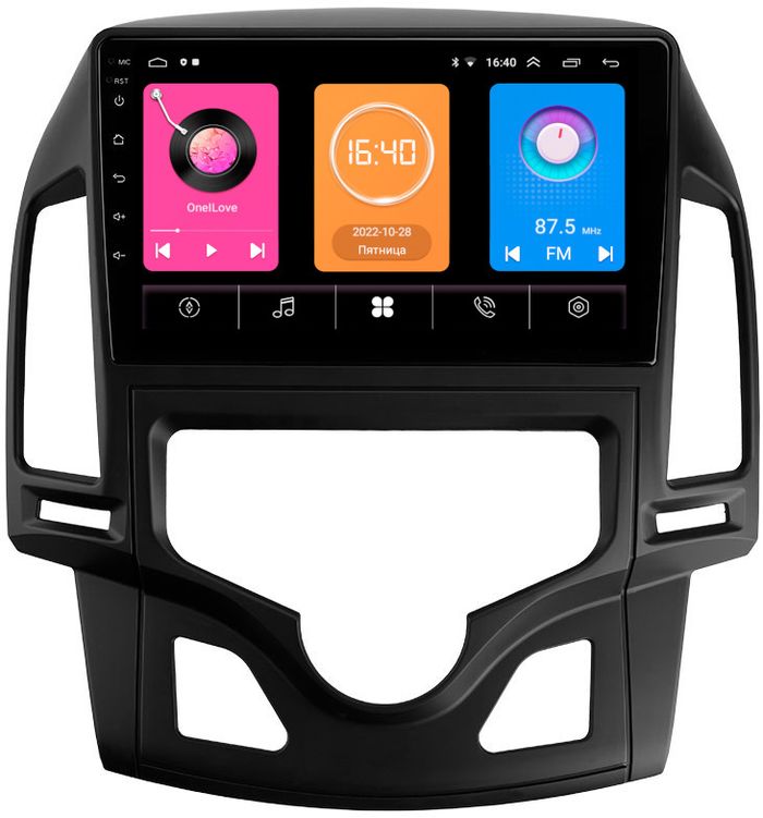 Магнитола для Hyundai i30 2007-2012 (климат) - GT9-142 на Android 10