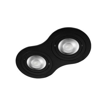 Встраиваемый светильник 2*GU10 10341/2B Black чёрный Hap LOFT IT